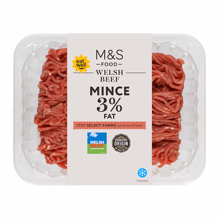 M&S Welsh Beef Mince 3% Fat
