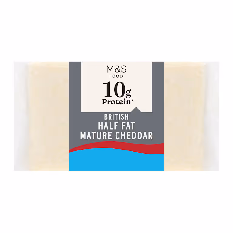M&S British Half Fat Mature Cheddar