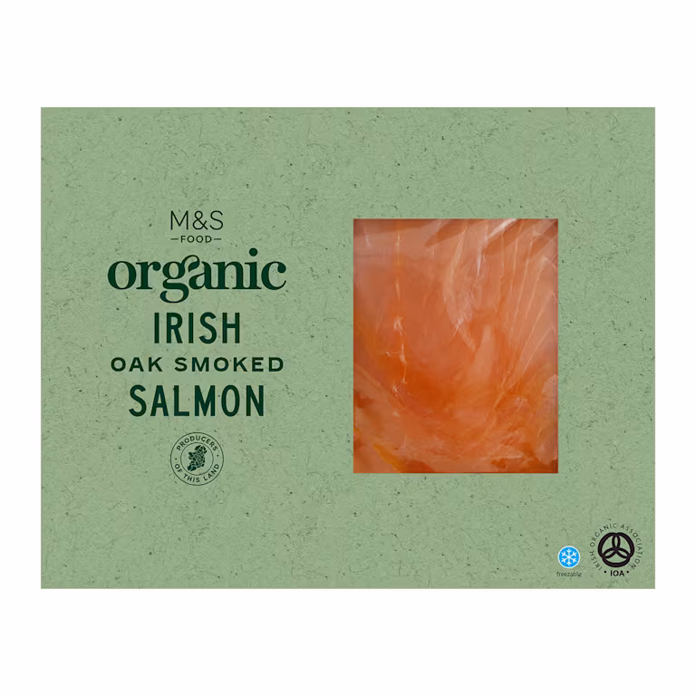 M&S Organic Irish Oak Smoked Salmon