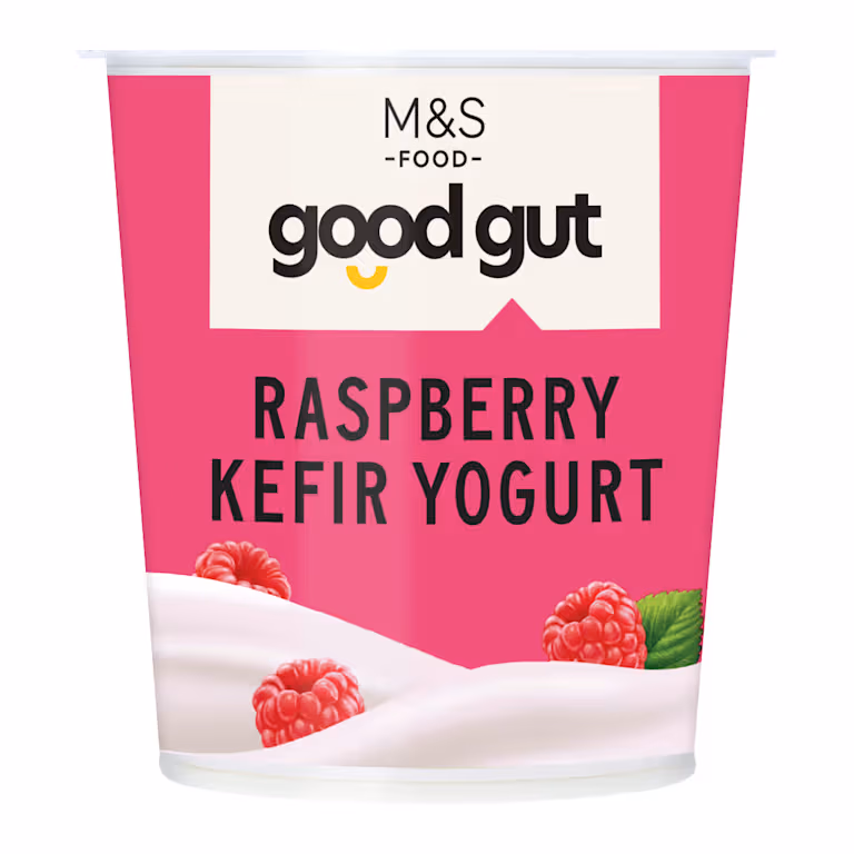 M&S Good Gut Raspberry Kefir Yogurt