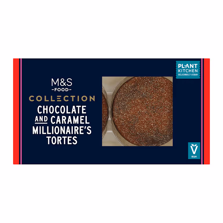 M&S Collection Chocolate and Caramel Millionaires Torte