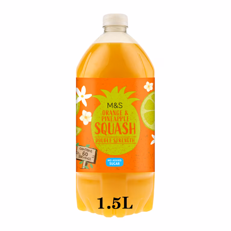M&S Orange and Pineapple Squash