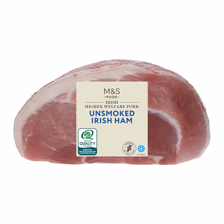 M&S Irish Higher Welfare Pork Unsmoked Irish Ham