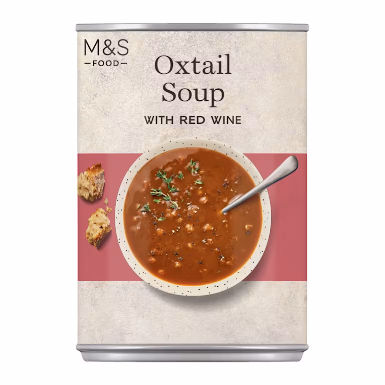 M&S Oxtail Soup with Red Wine