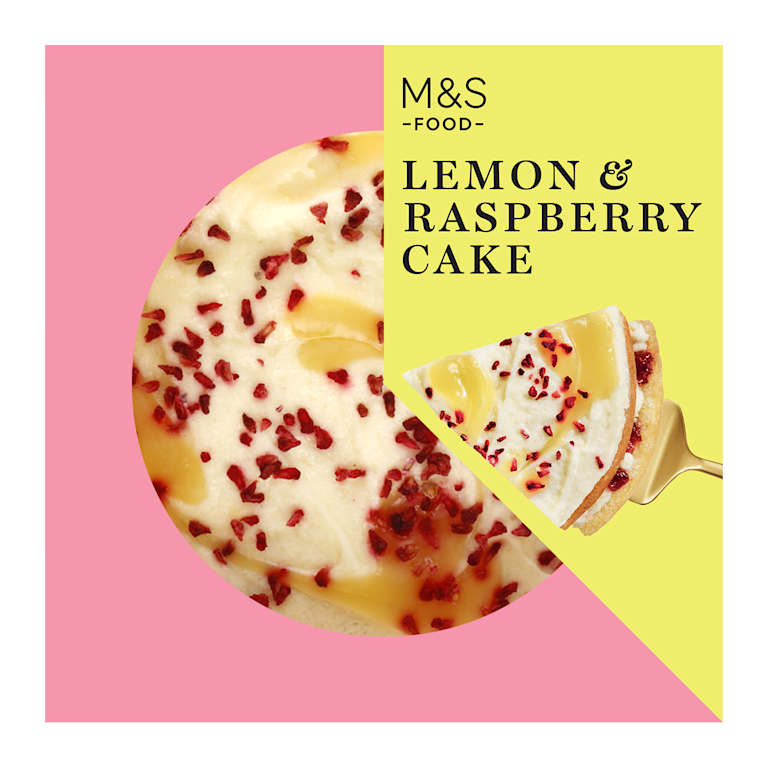 M&S Lemon and Raspberry Cake