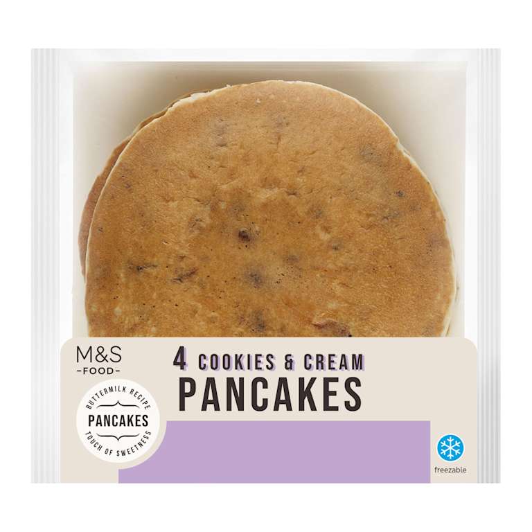 M&S Cookies and Cream Pancakes