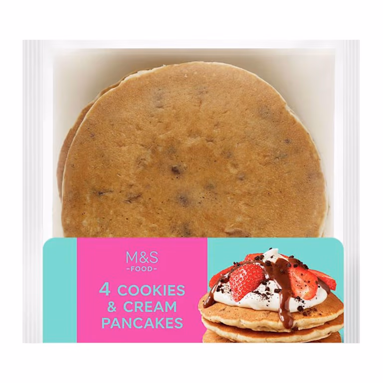 M&S Cookies and Cream Pancakes