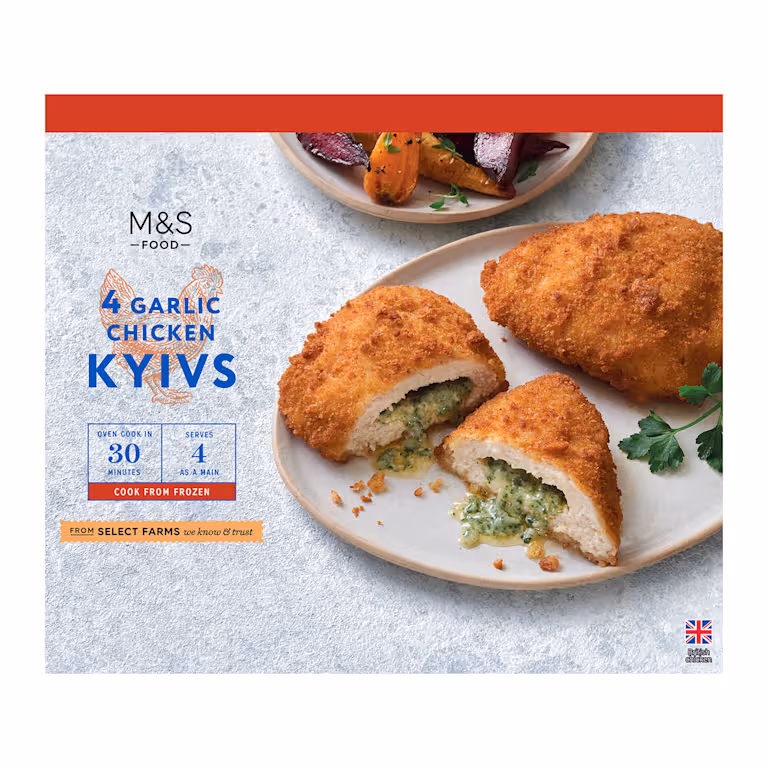 M&S Garlic Chicken Kyivs