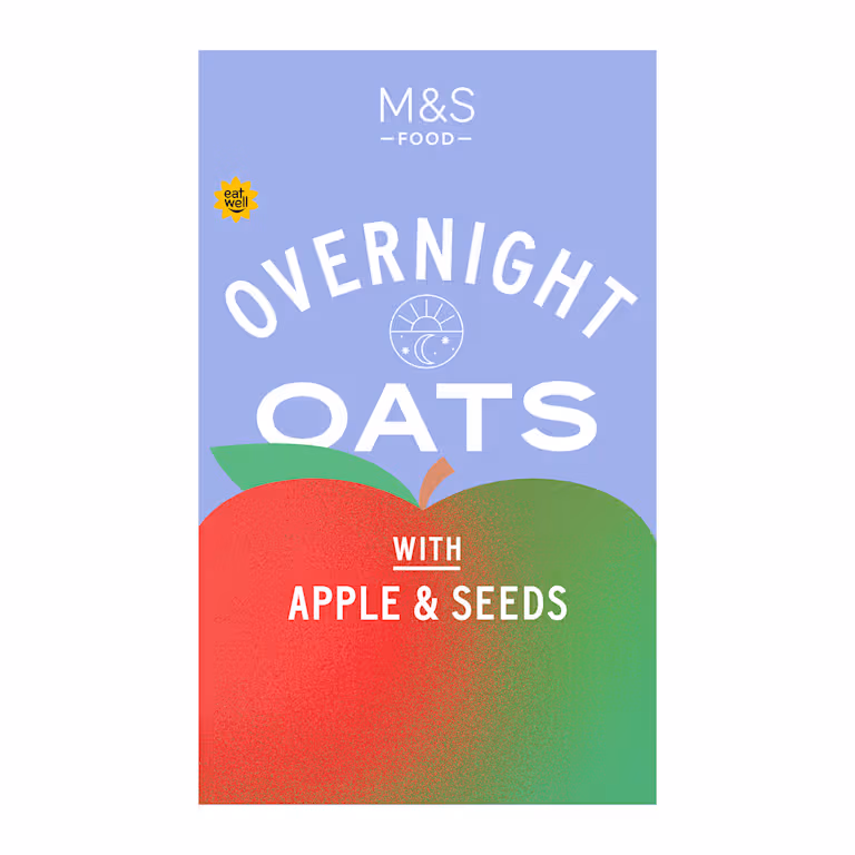 M&S Overnight Oats with Apple and Seeds