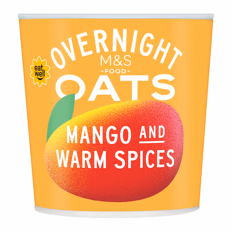 M&S Overnight Oats with Spiced Mango