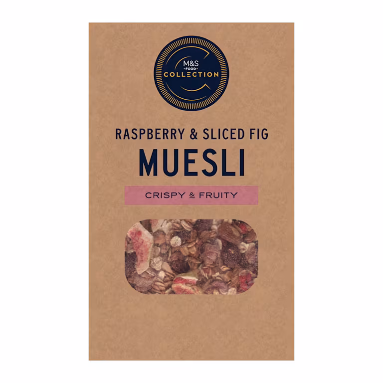 M&S Collection Raspberry and Sliced Fig Muesli