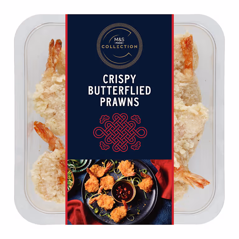 M&S Collection Crispy Butterflied Prawns