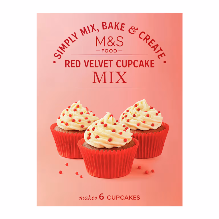 M&S Red Velvet Cupcake Mix