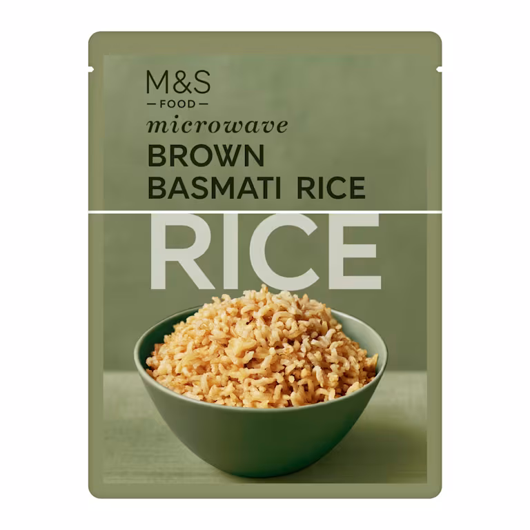 M&S Microwave Brown Basmati Rice