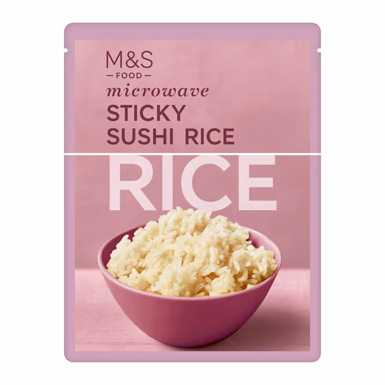 M&S Microwave Sticky Sushi Rice