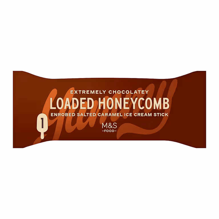 M&S Loaded Honeycomb Ice Cream Stick
