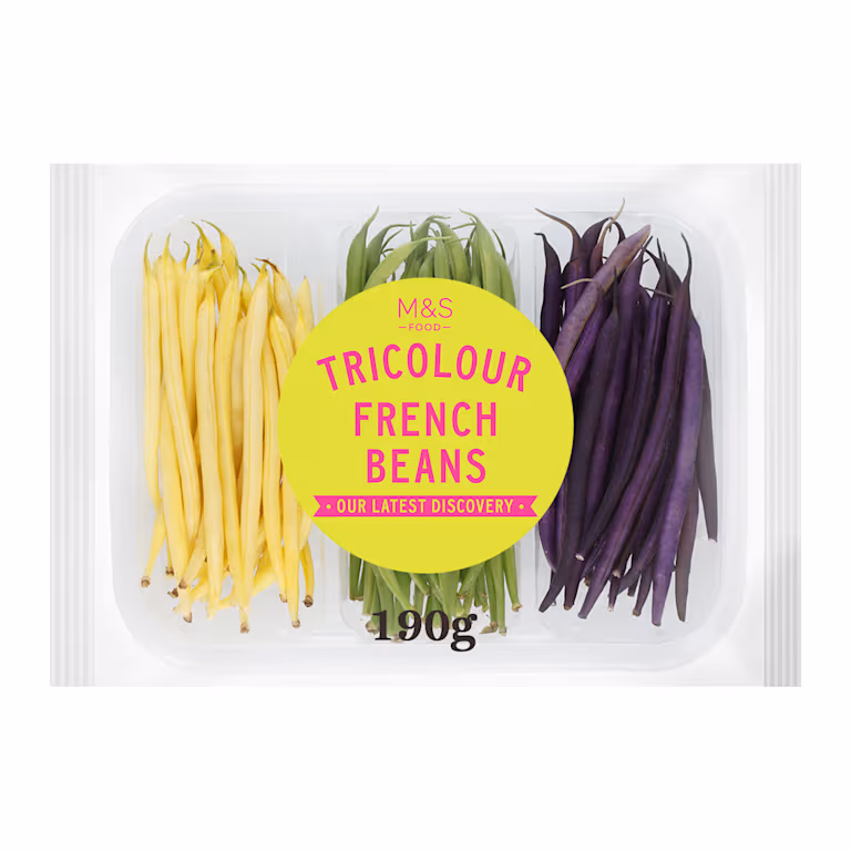 M&S Tricolour French Beans