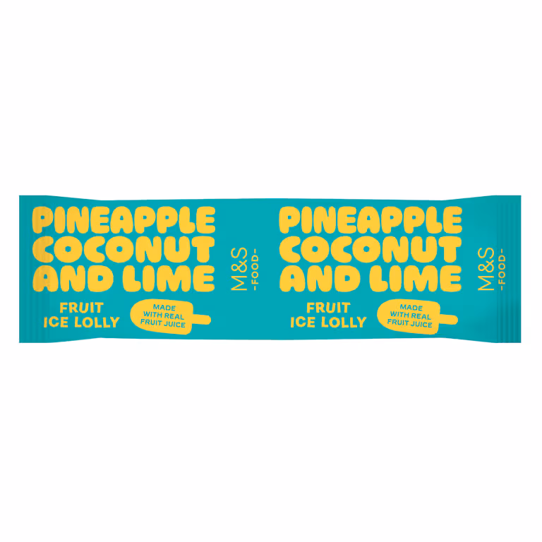 M&S Pineapple, Coconut and Lime Fruit Lolly