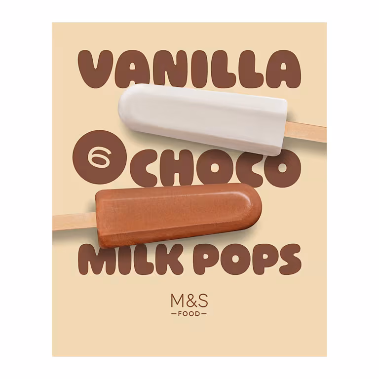 M&S Vanilla Choco Milk Pops