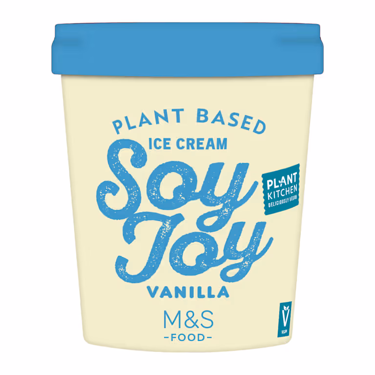 M&S Plant Based Soy Joy Vanilla Ice Cream