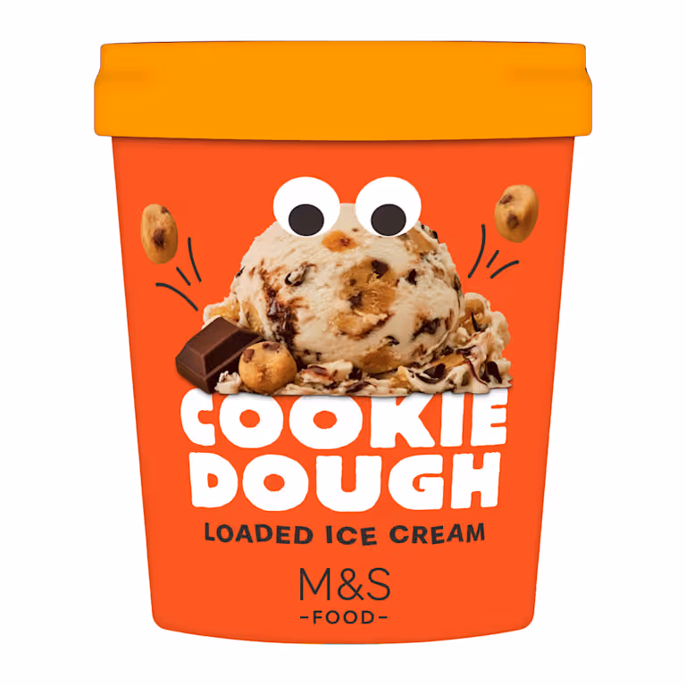 M&S Cookie Dough Loaded Ice Cream