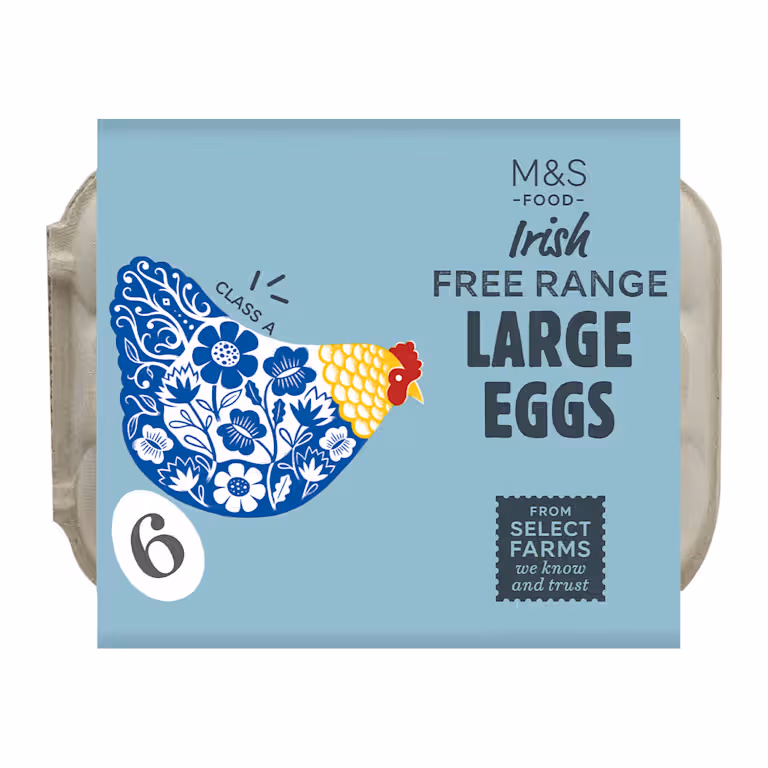 M&S Irish Free Range Large Eggs
