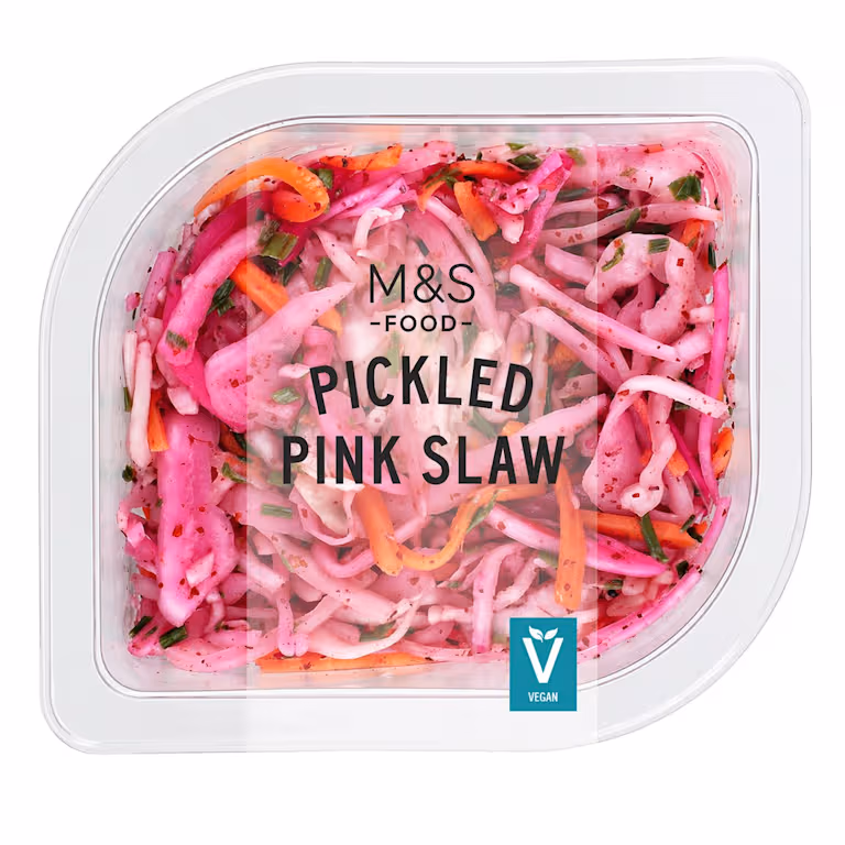 M&S Pink Pickled Slaw