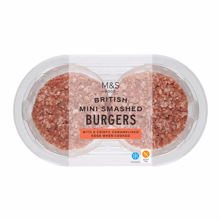 M&S British Mini Smashed Burgers