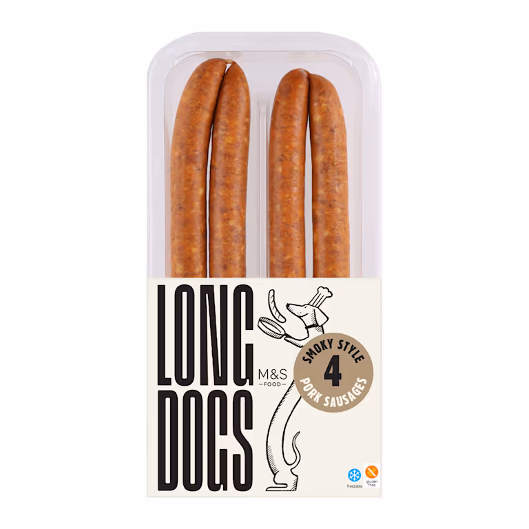 M&S Smoky Style Long Dogs