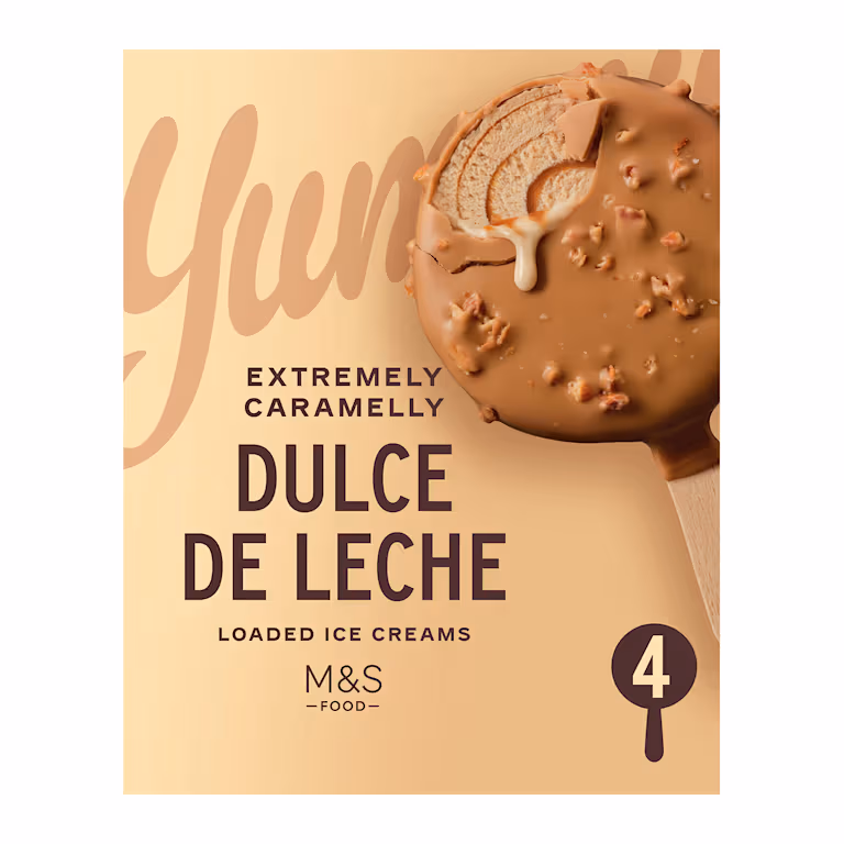M&S Dulce de Leche Loaded Ice Creams