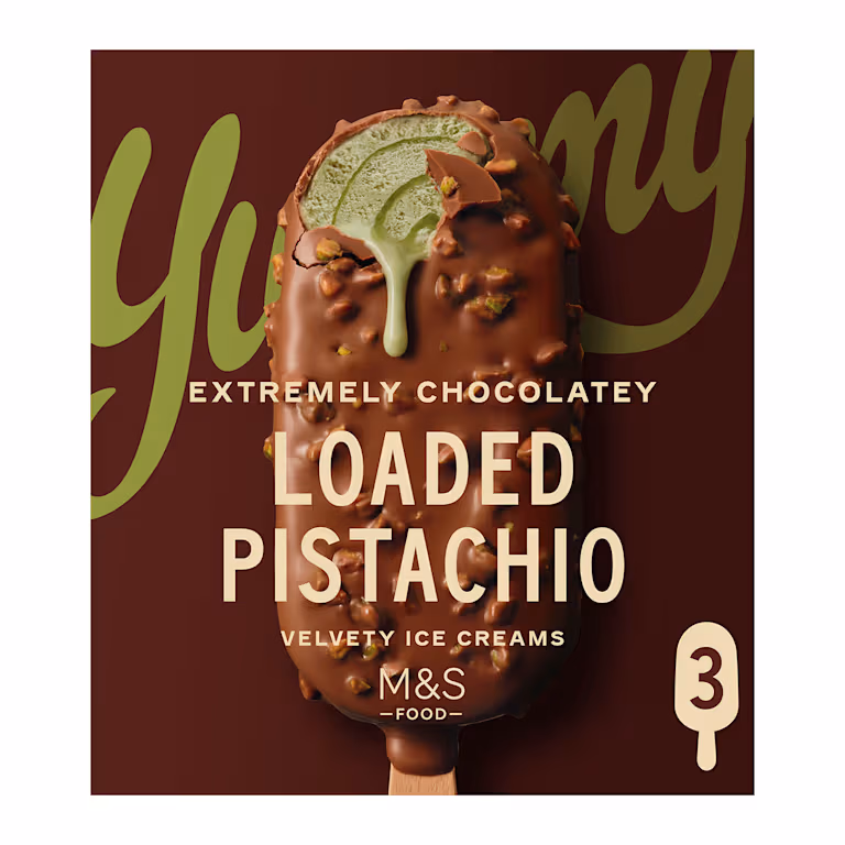 M&S Loaded Pistachio Velvety Ice Creams