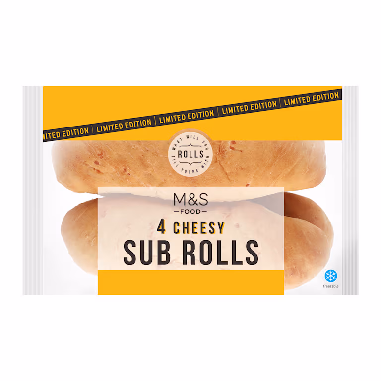 M&S Cheesy Sub Rolls