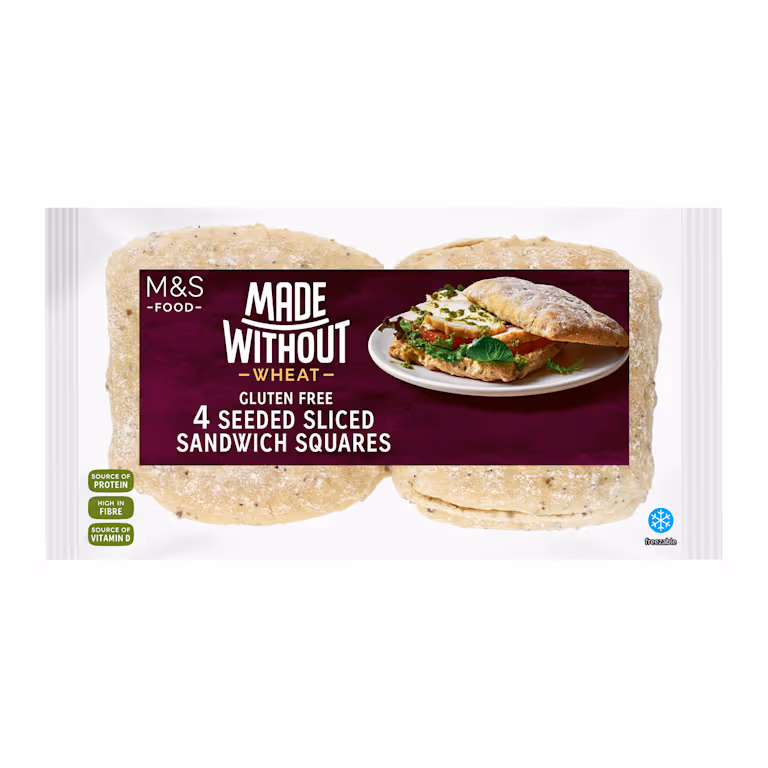 M&S Made Without Wheat Seeded Sliced Sandwich Squares