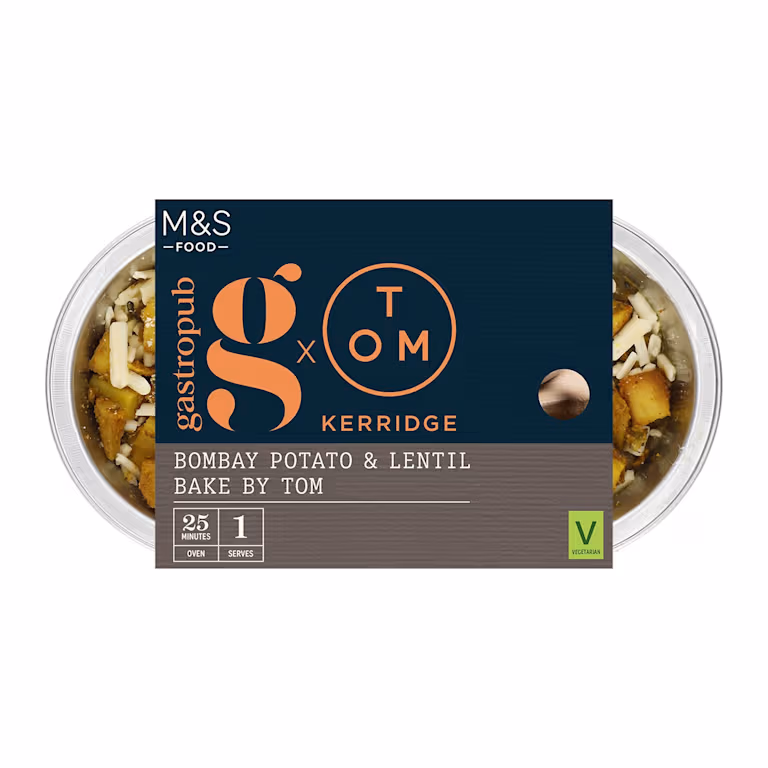 M&S Gastropub Bombay Potato and Lentil Bake by Tom