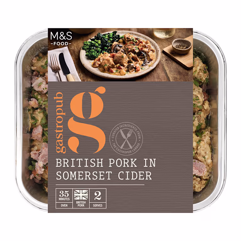 M&S Gastropub Tender and Hearty British Pork in Somerset Cider