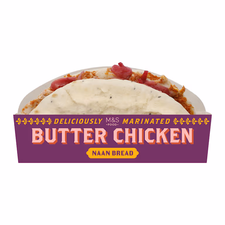 M&S Butter Chicken Naan Wrap<br />