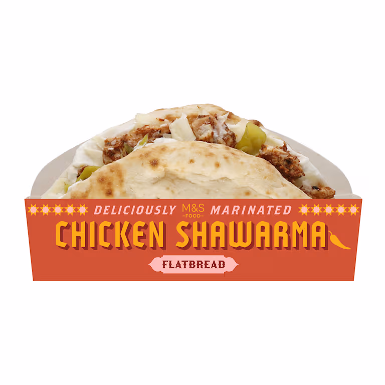 M&S Chicken Shawarma Flatbread