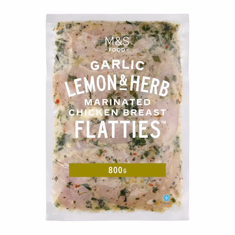 M&S Garlic, Lemon and Herb Marinated Chicken Breast Flatties
