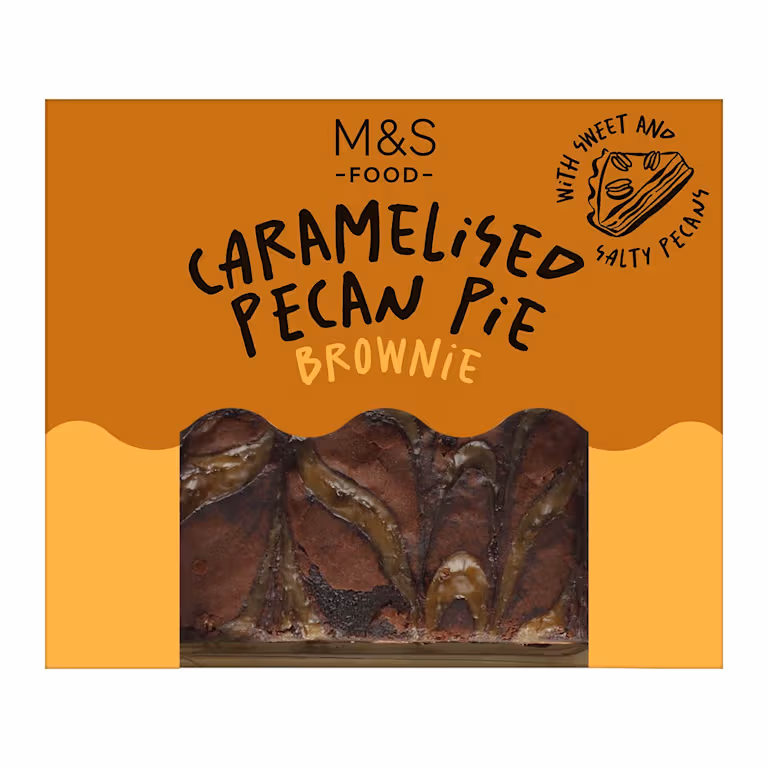 M&S Caramelised Pecan Pie Brownie