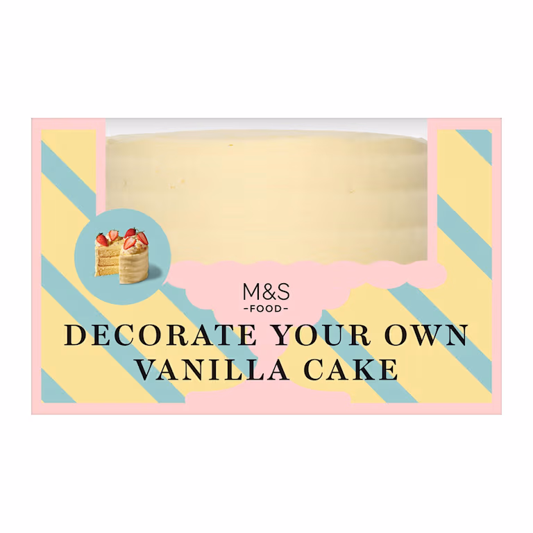 M&S Decorate Your Own Vanilla Cake