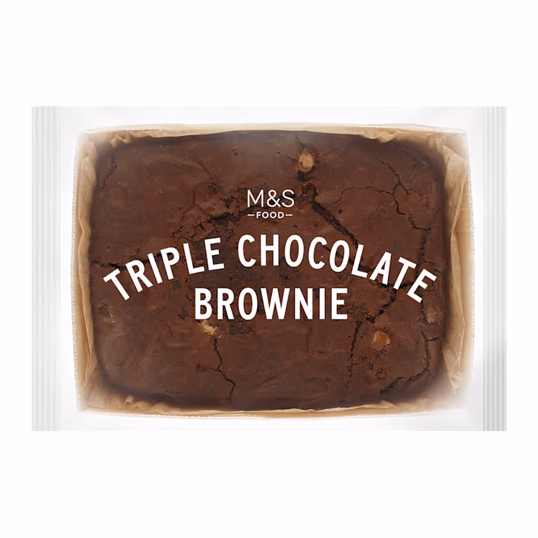 M&S Triple Chocolate Brownie