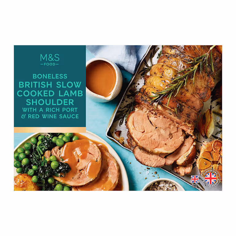 M&S Boneless British Slow Cooked Lamb Shoulder