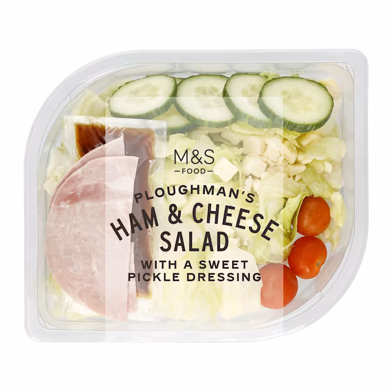 M&S Ploughman's Ham and Cheese Salad
