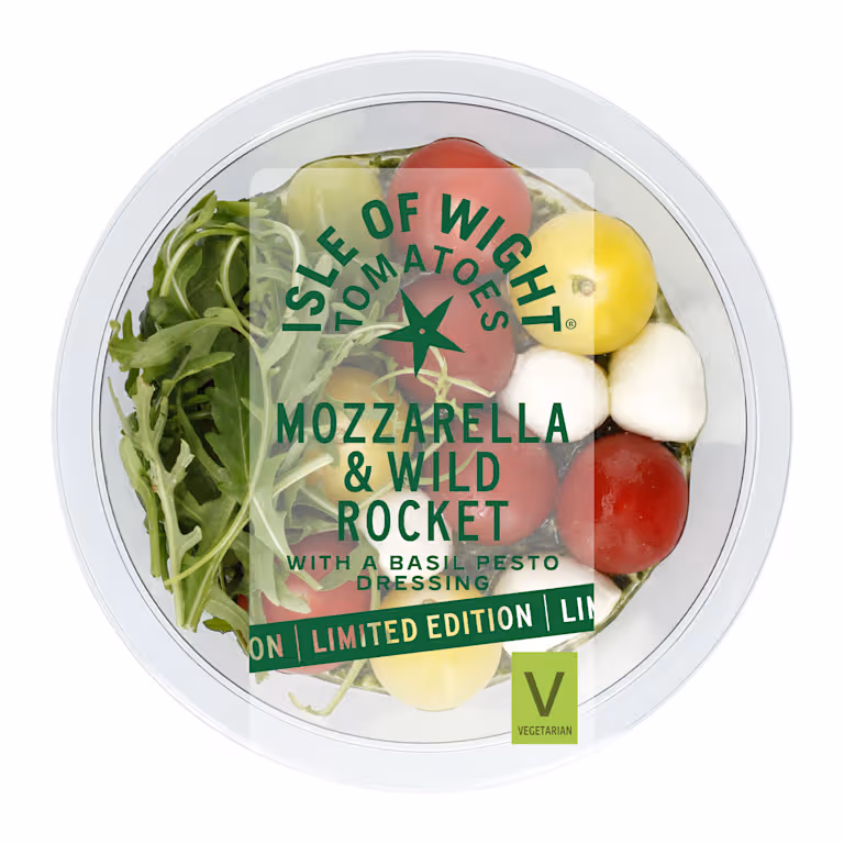 M&S Isle of Wight Tomatoes Mozzarella and Wild Rocket Salad