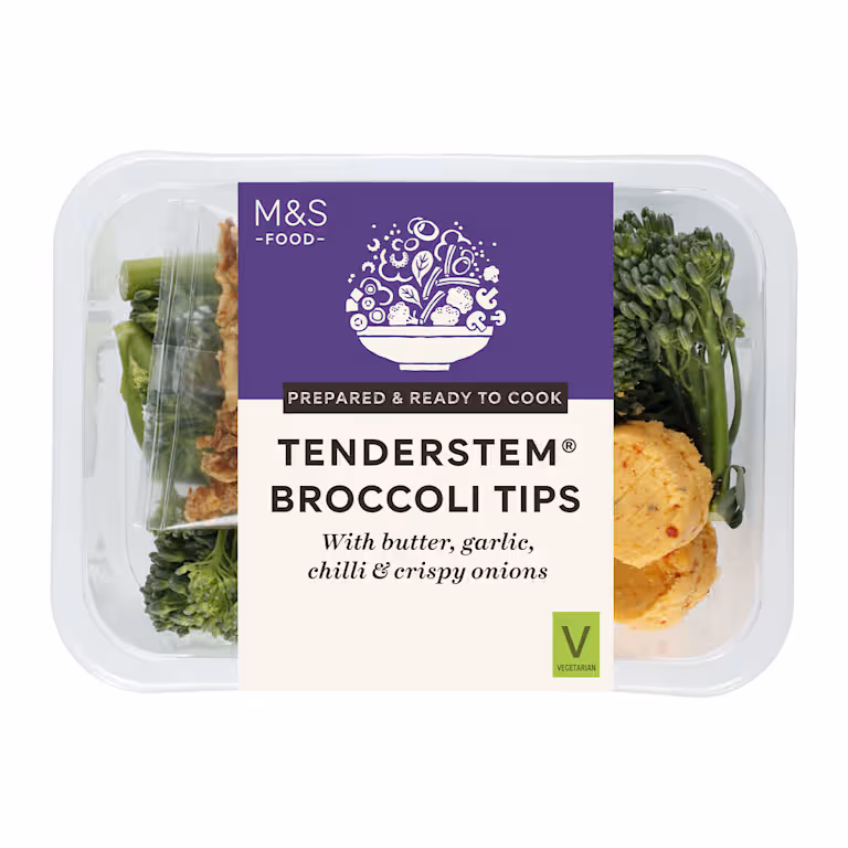 M&S Prepared and Ready to Cook Tenderstem Broccoli Tips