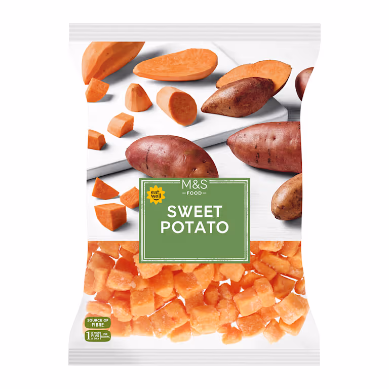 M&S Frozen Diced Sweet Potato