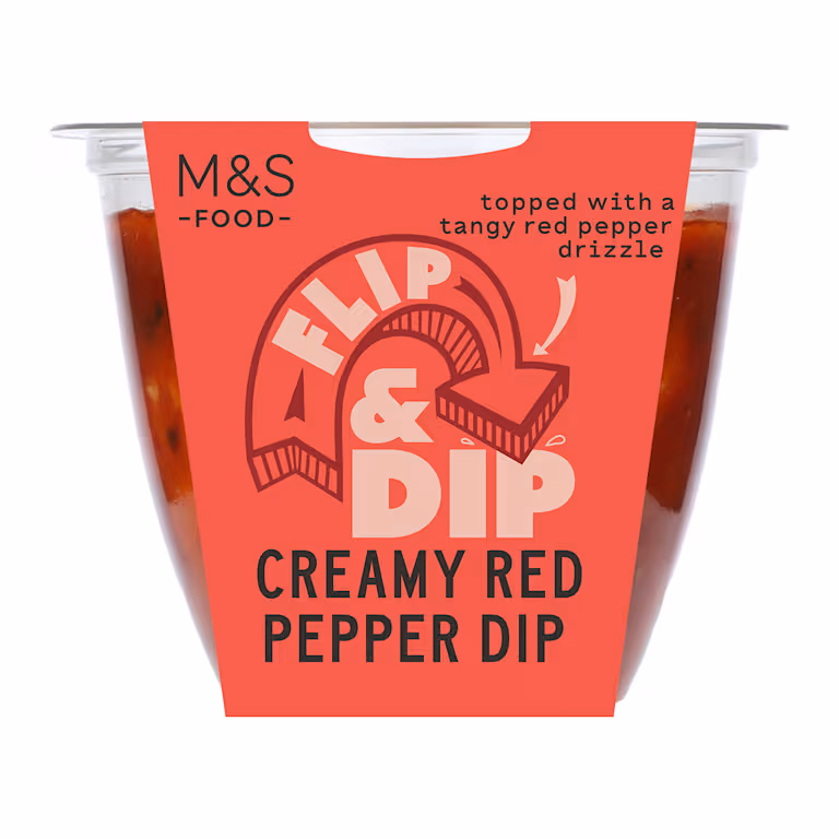 M&S Flip and Dip Creamy Red Pepper Dip