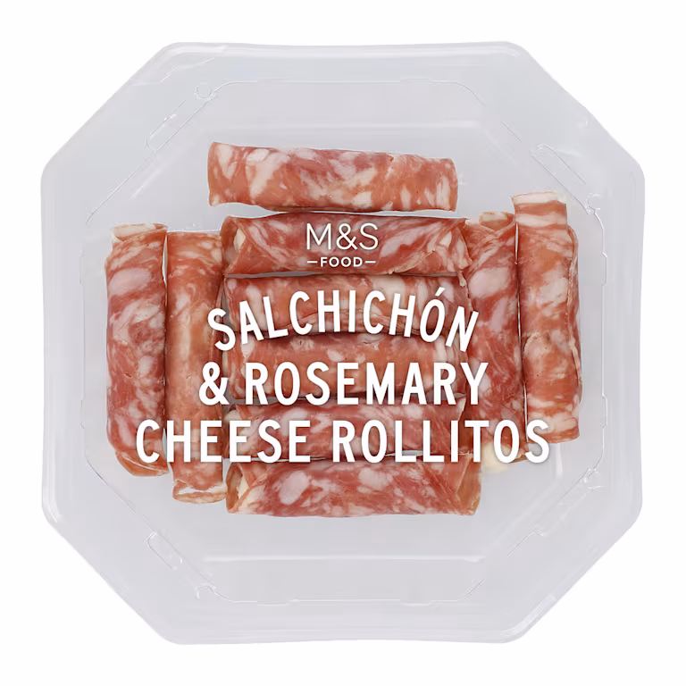 M&S Salchichón and Rosemary Cheese Rollitos