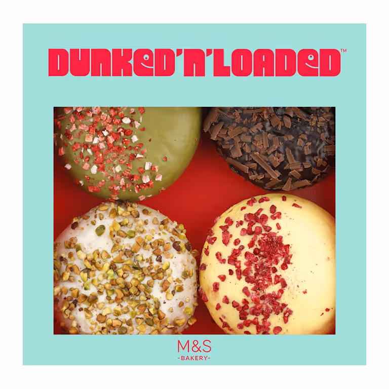 M&S Dunked N' Loaded Doughnut Selection