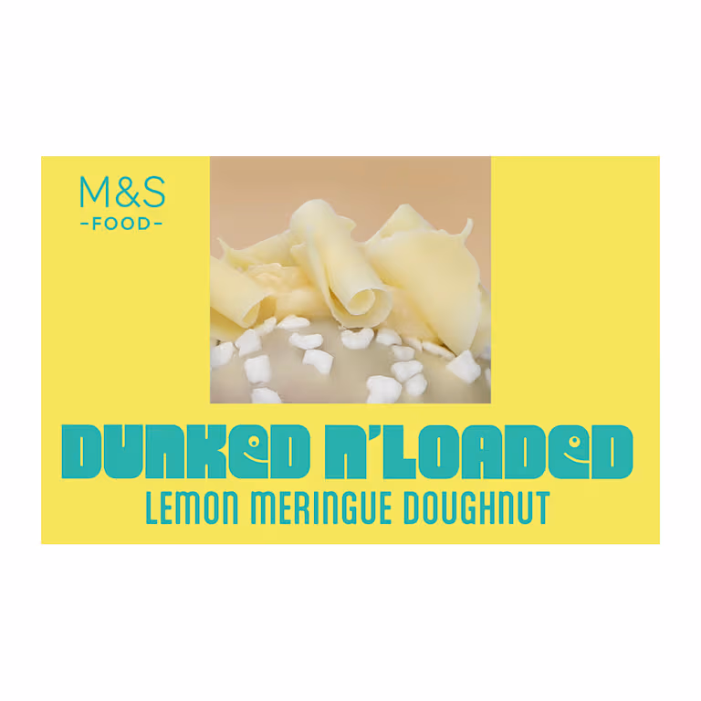 M&S Dunked N’ Loaded Lemon Meringue Doughnut